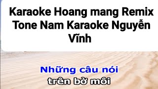 Karaoke Hoang Mang Võ Hoài Phúc Remix Tone nam Karaoke Nguyen Vinh [upl. by Ennaeiluj607]