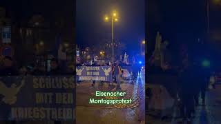 Eisenacher Montagsprotest für Frieden Freiheit und Souveränität am 111124 [upl. by Burck]