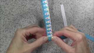 Easy Woven Ribbon Headband Tutorial with Really Reasonable Ribbon [upl. by Shwalb913]