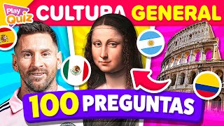 100 Preguntas de Cultura general 🌎 2 ¿Cuánto Sabes 🤓 Play Quiz de Cultura  Preguntas y Respuestas [upl. by Htebazil]