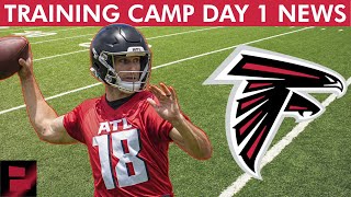 Atlanta Falcons News From Training Camp Day 1 Kirk Cousins Update  SURPRISING Depth Chart [upl. by Artenra19]