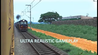 ULTRA REALISTIC GAMEPLAY IN TRAIN SIMULATOR BY INDIAN RAILSIM [upl. by Adnamaa]