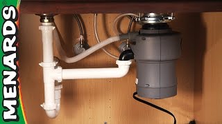 How To Install a Garbage Disposer  Menards [upl. by Cope391]