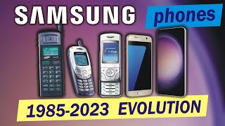 Samsung phones evolution 19852023 [upl. by Kcirdek155]