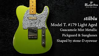 Blue Guitars  stilblu  Model T SN179 Light Aged  Guacamole Mist Metallic [upl. by Maddi]