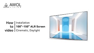 How to install the Cinematic or Daylight ALR Screen [upl. by Aratal]