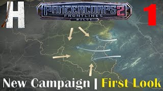 Panzer Corps 2  Frontlines The Bulge  First Look  New Campaign  Part 1 [upl. by Adihahs]