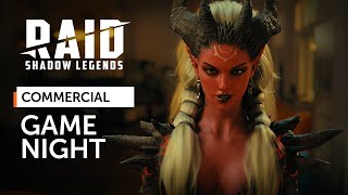 RAID Shadow Legends  Champions IRL  Game Night Official Commercial [upl. by Neelloj85]