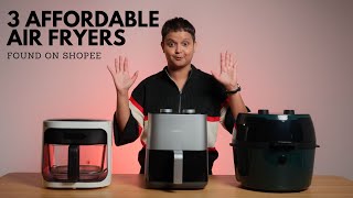 Shopee Review  The Top 3 Air Fryers You Should Consider today [upl. by Mccully]