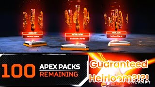 OPENING 100 APEX PACKS WILL I GET MY FIRST HEIRLOOM [upl. by Erin]