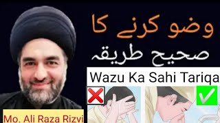 Shia Wazu Karne Ka Sahi Tarika  Practically Method  Maulana Ali Raza [upl. by Ecnatsnoc]