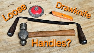 Drawknife Resoration Tip 1 Tightening Handles [upl. by Januarius]