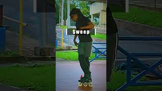 Sweep  Freestyle Slalom Skating Trick Training [upl. by Atidnan]