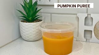 How to Make Butternut Pumpkin Purée [upl. by Dnomyaw]