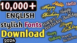 How to download english stylish font [upl. by Ossy204]