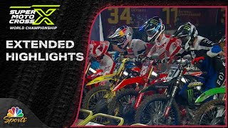 SuperMotocross Playoffs EXTENDED HIGHLIGHTS Round 3 at Los Angeles  92323  Motorsports on NBC [upl. by Amahs]