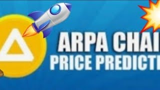 ARPA coin price prediction pumping arpa [upl. by Ahsenet]