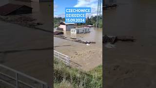 CZECHOWICE DZIEDZICE POWÓDŹ 15092024 [upl. by Animlehliw]