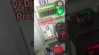 VFD working program electrican technical electrical vfdplc  Electro mach ato [upl. by Tawnya]