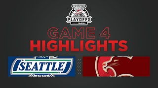 WHL Playoffs Highlights Thunderbirds 8 at Cougars 2  April 19 2023 [upl. by Wynnie]