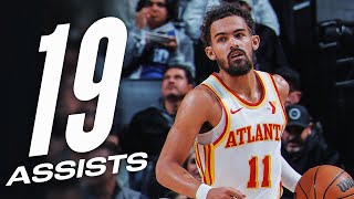 Every Assist from Trae Youngs SEASONHIGH Performance in Hawks W  November 18 2024 [upl. by Ynot852]