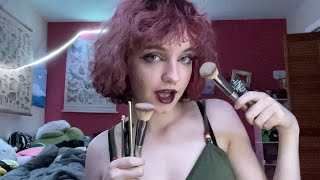 ASMR Explaining the FNaF lore while doing my makeup sorta soft spoken💄 🐻 [upl. by Felicio]