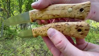 Casstrom Swedish FK 10 and 14 Comparison by wwwbushcraftcanadacom [upl. by Danieu]