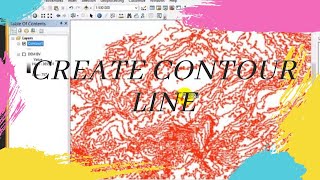 ArcGis How to Create Contour Line using Degital Elevation ModelDEM in ArcMap [upl. by Lladnor]