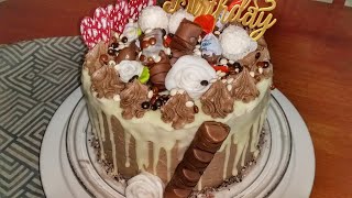 tarte danniversaire 🎂  كيكة عيد الميلاد بالشوكولاطة [upl. by Cobbie]