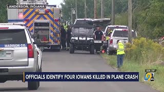 The Four Iowans that were Killed in the Indiana Plane Crash have been Identified [upl. by Gemoets]