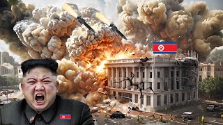 Huge Explosion in Pyongyang City 70 of North Koreas Largest City Destroyed by US Giant Missile [upl. by Chari]