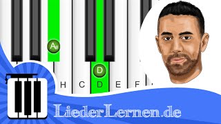 Bushido  Fler  Das alles ist Deutschland  Klavier lernen  Musiknoten  Akkorde [upl. by Nnylkoorb51]