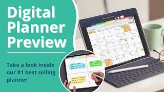 Best Digital Planner Preview  Digital Planning with GoodNotes amp iPad [upl. by Edee58]