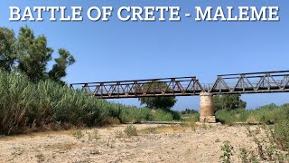 Battle of Crete 1941  Maleme Hill 107 and Tavronitis Bridge [upl. by Ymeraj]