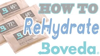 HOW TO Recharge and Rehydrate BOVEDA HUMIDITY PACKS [upl. by Llegna]