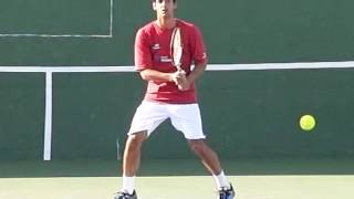 Thomas Bellucci Forehand and Backhand in Slow Motion [upl. by Trinetta]