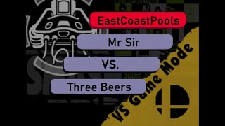 Three Beers Vs Mr Sir  East Coast Pools  09152024 [upl. by Starinsky]