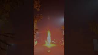 Testing biggest sky shots at 11pm diwalispecial diwali2024 minivlog [upl. by Yemirej781]