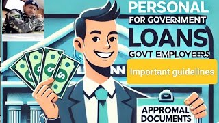 Personal loan Important guidelines for government employees personalloan bank bankloan [upl. by Veats466]