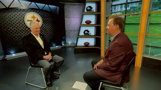 Oneonone interview with Steelers President Art Rooney II [upl. by Ykceb839]