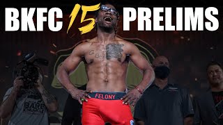 BKFC 15 Live Free Prelims [upl. by Ardnovahs]