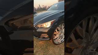 Infiniti Q50 1 of 2 in SC on 30s Rucci🔥🔥explore goviral q50 [upl. by Bunting]