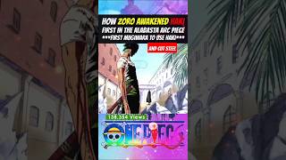 How Zoro Awakened Haki First in the Alabasta Arc OnePiece onepieceedit [upl. by Eirrotal]