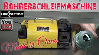 Die Chinesische Bohrerschleifmaschine  Drill Bit Grinder  Bohrer schnell amp einfach anschleifen [upl. by Bentley400]