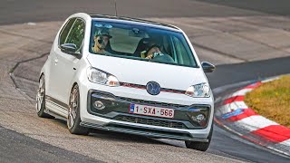 VW UP GTI CLUBSPORT  NURBURGRING REVIEW [upl. by Anemaj]