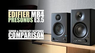 DSAUDIOreview  Edifier MR4 vs Presonus Eris E35  soundDEMO [upl. by Fennell570]