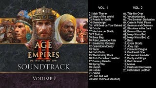 Age of Empires II Definitive Edition Vol 1 amp 2 Original Game Soundtrack  Full Albums [upl. by Spracklen750]