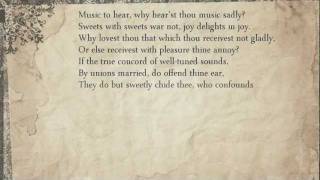 Shakespeare sonnets LiteraturePoetry Sonnet 8 Music to hear why hearst thou music sadly [upl. by Aduhey235]