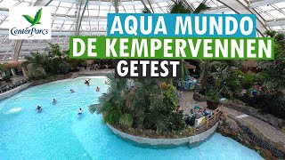 AQUA MUNDO ZWEMBAD 🏊🌴 CENTER PARCS DE KEMPERVENNEN 💚 PARKVAKANTIES [upl. by Gagnon101]