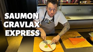 RECETTE DE NORBERT  SAUMON GRAVLAX EXPRESS [upl. by Gannes730]